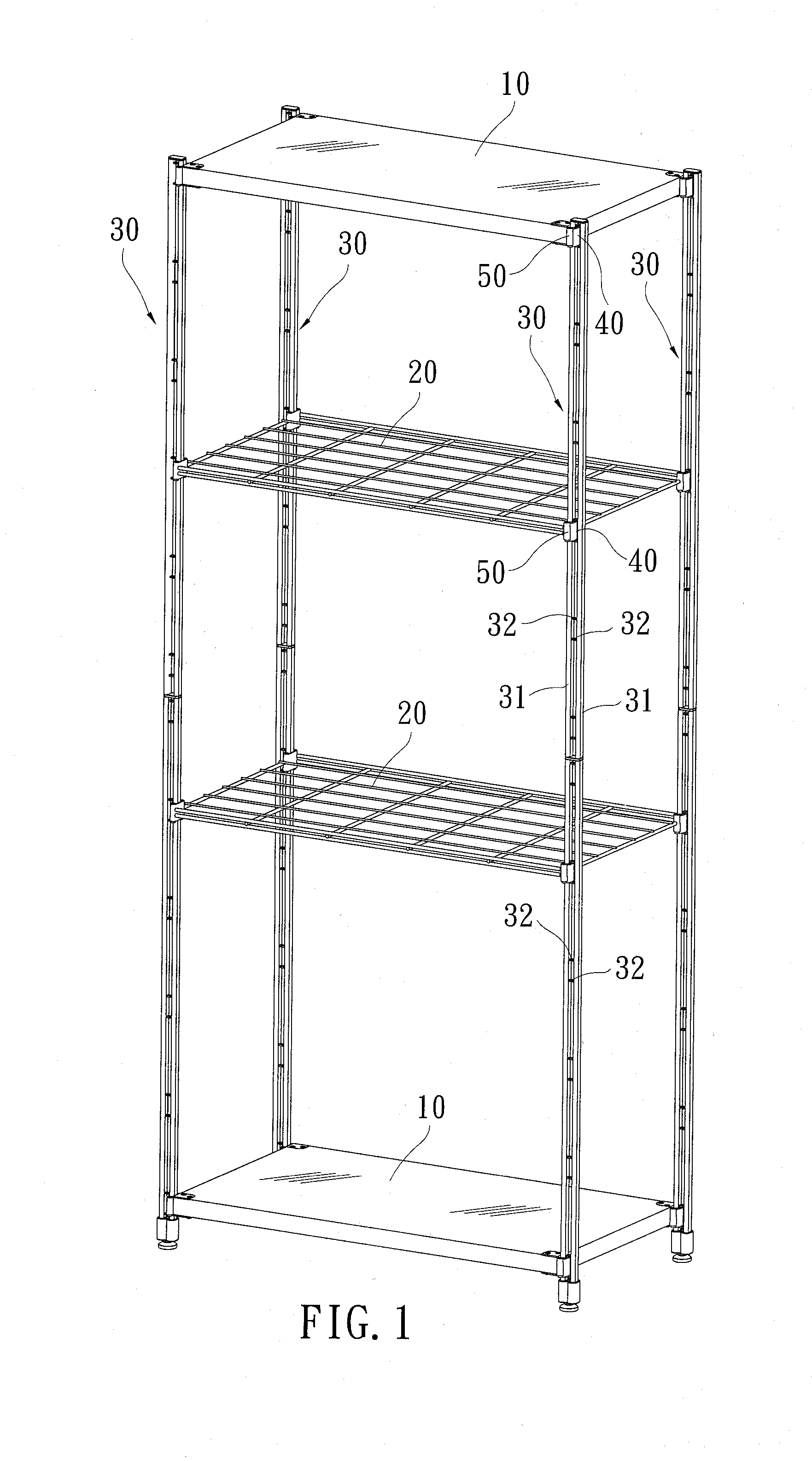 Sectional rack