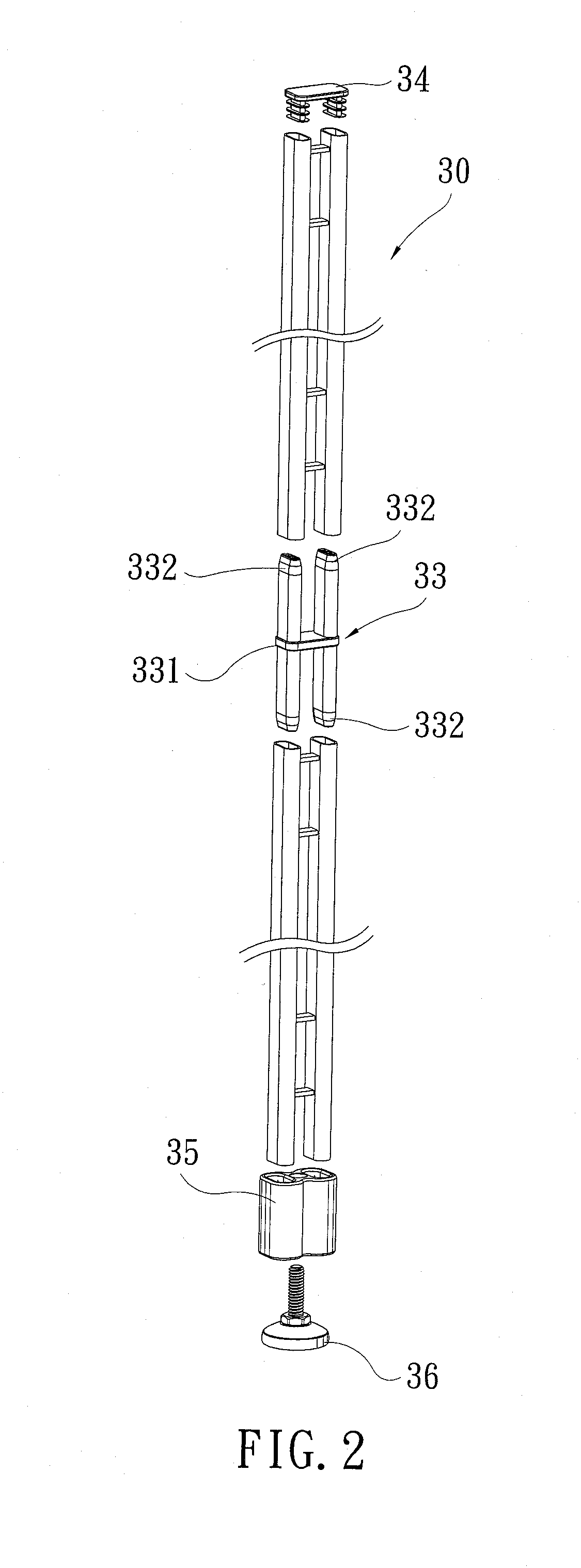 Sectional rack