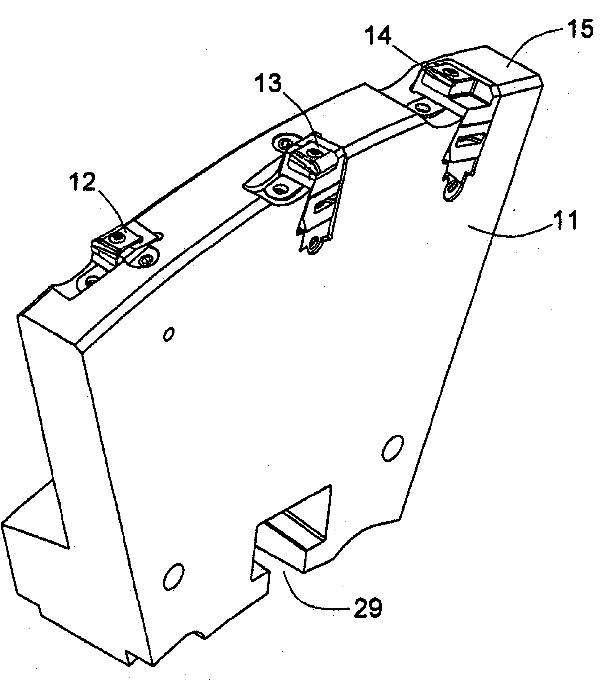 Tool for turning/turn broaching or external milling of work pieces