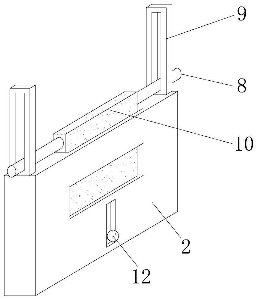 Circulating filtration type automatic water adding device for duckling feeding