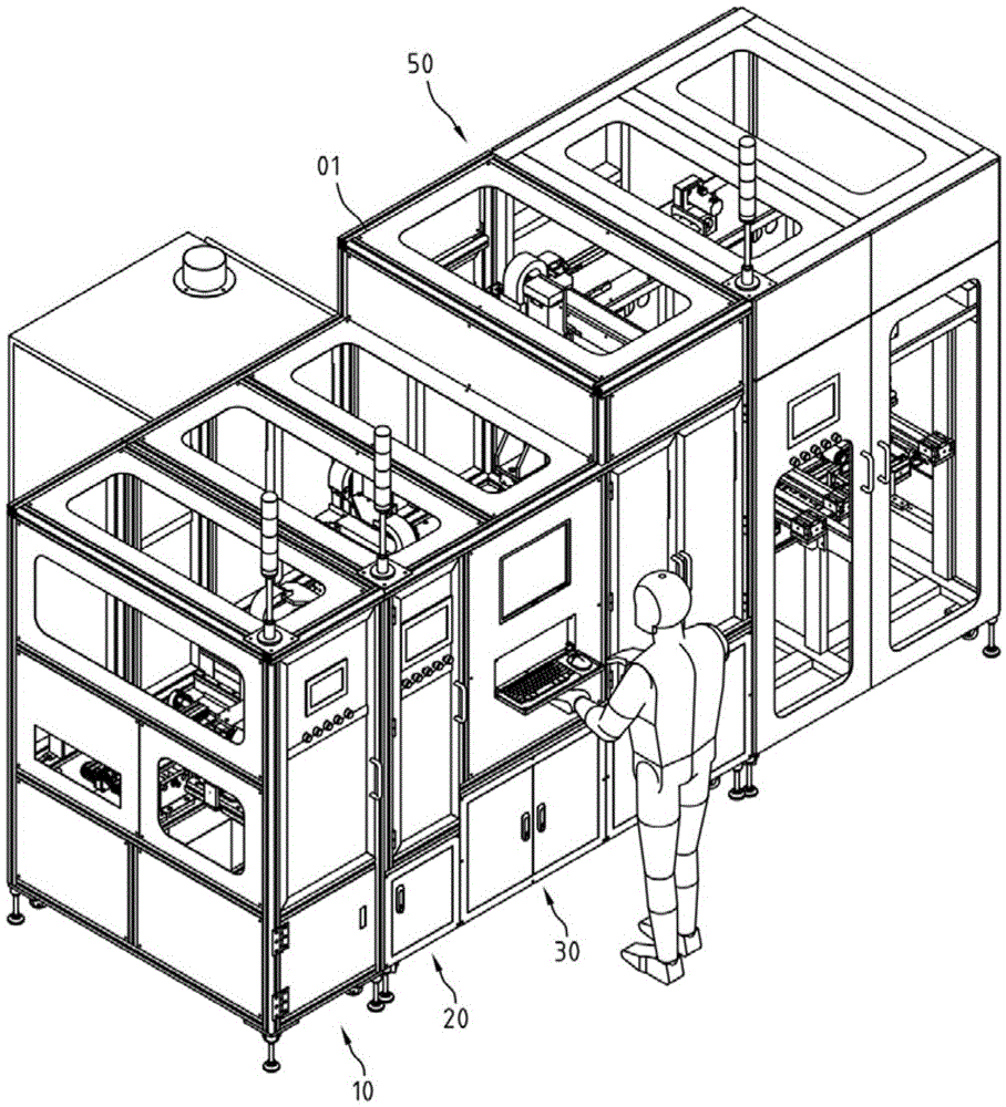 PCB (Printed Circuit Board) dividing machine provided with jig returning lifting platform