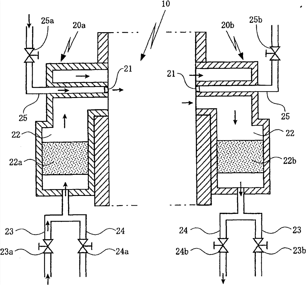Combustion control method for regenerative-combustion heating furnace