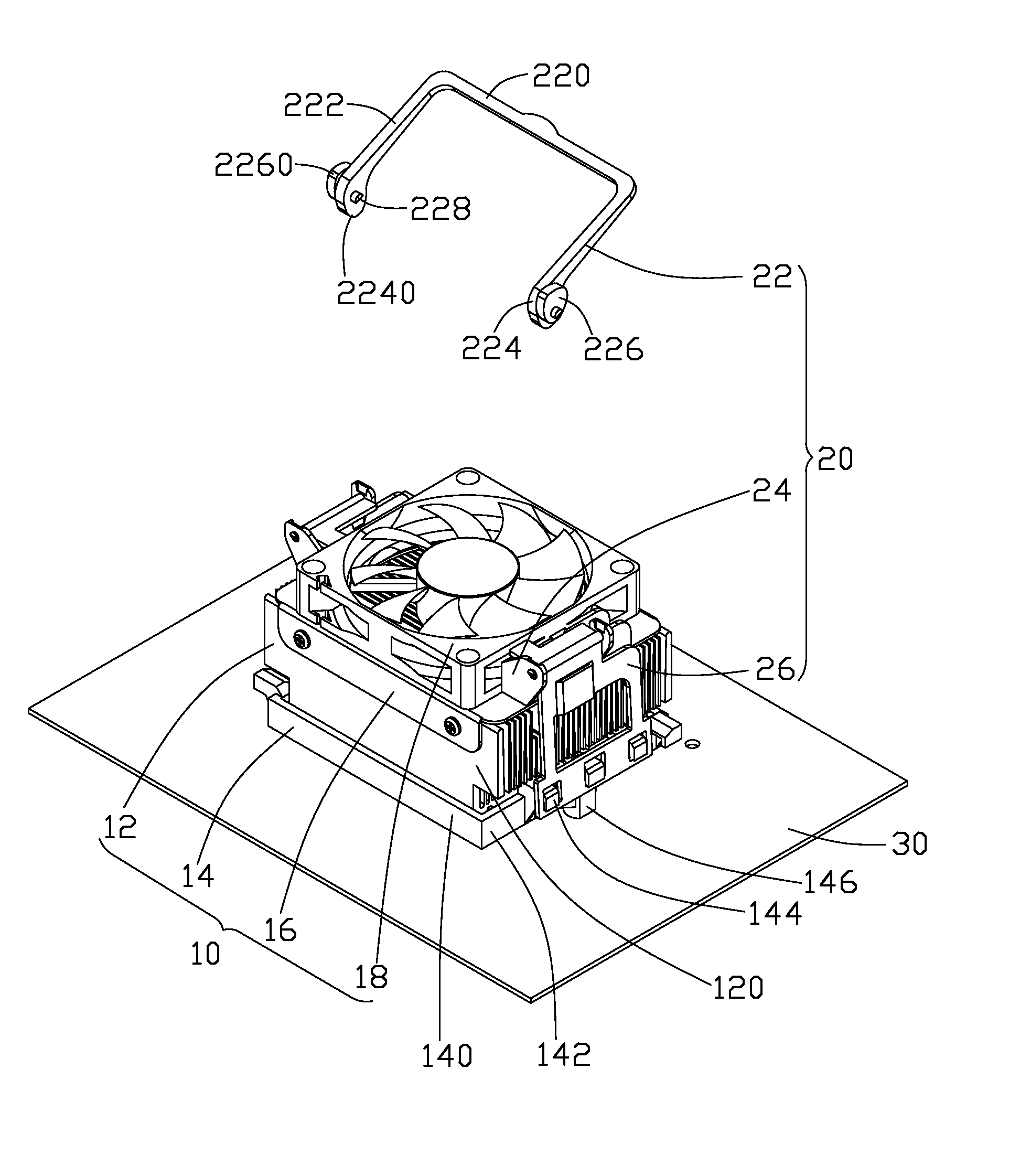 Heat dissipation assembly