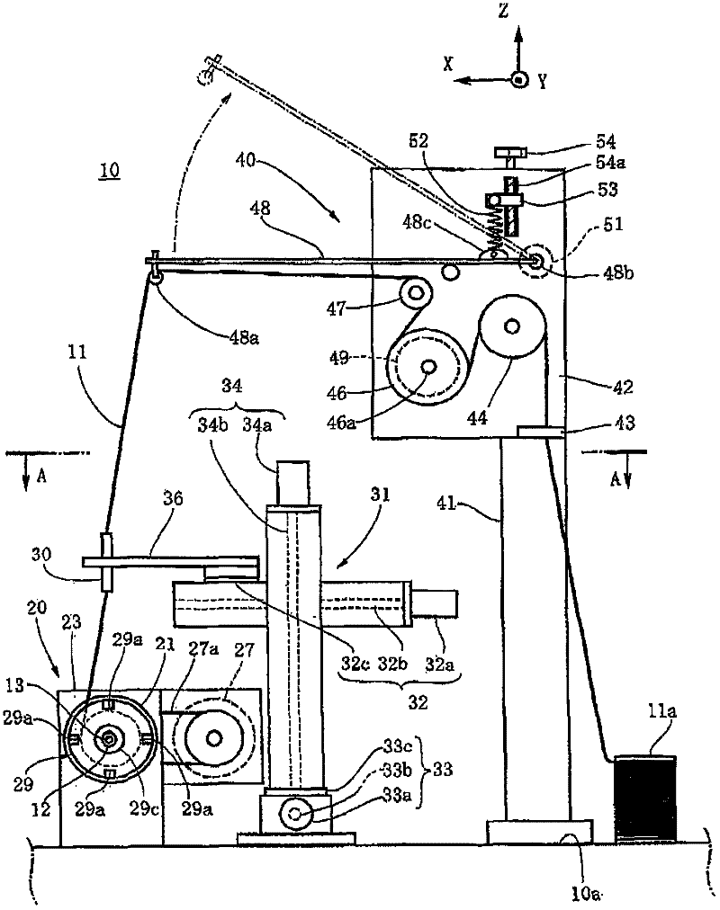 Spiral groove machining device and sprial groove machining method for tube