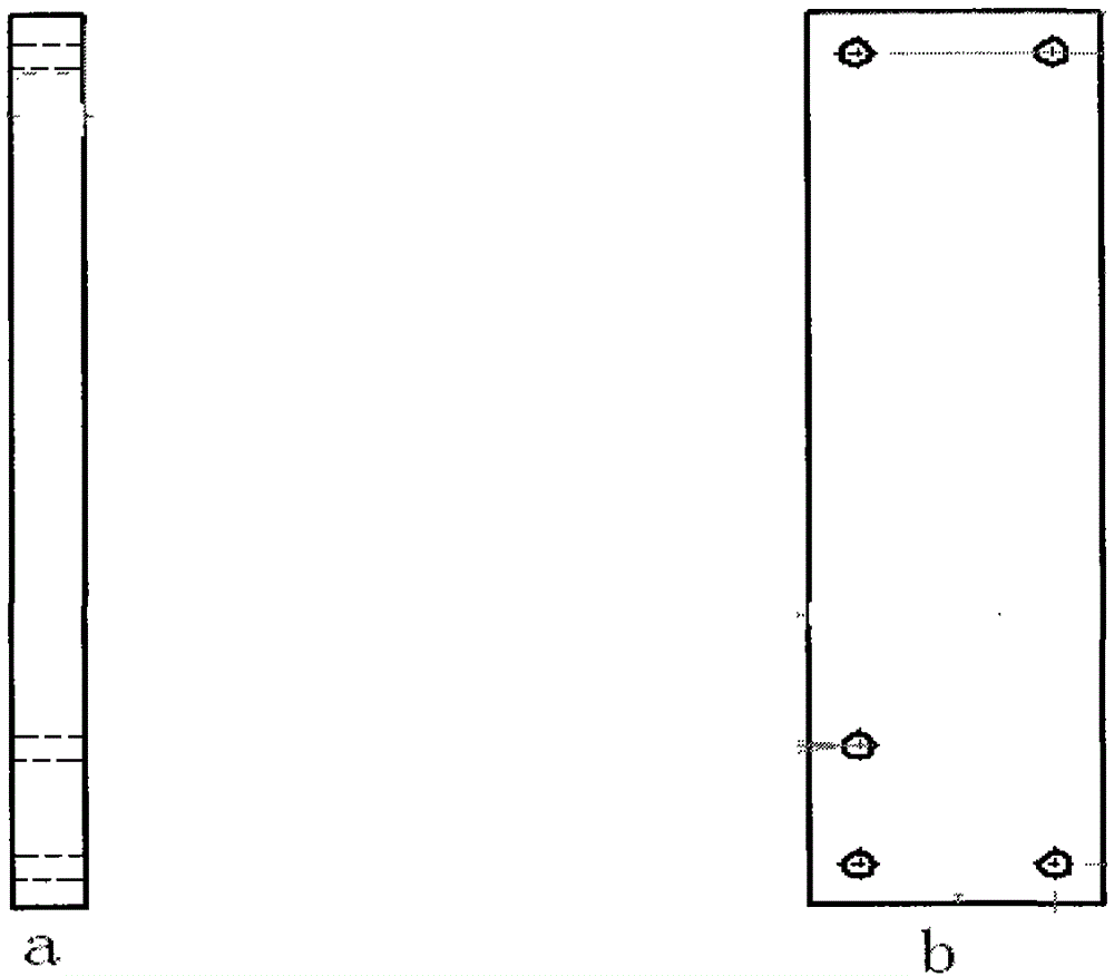 A composite material rudder surface load loading device