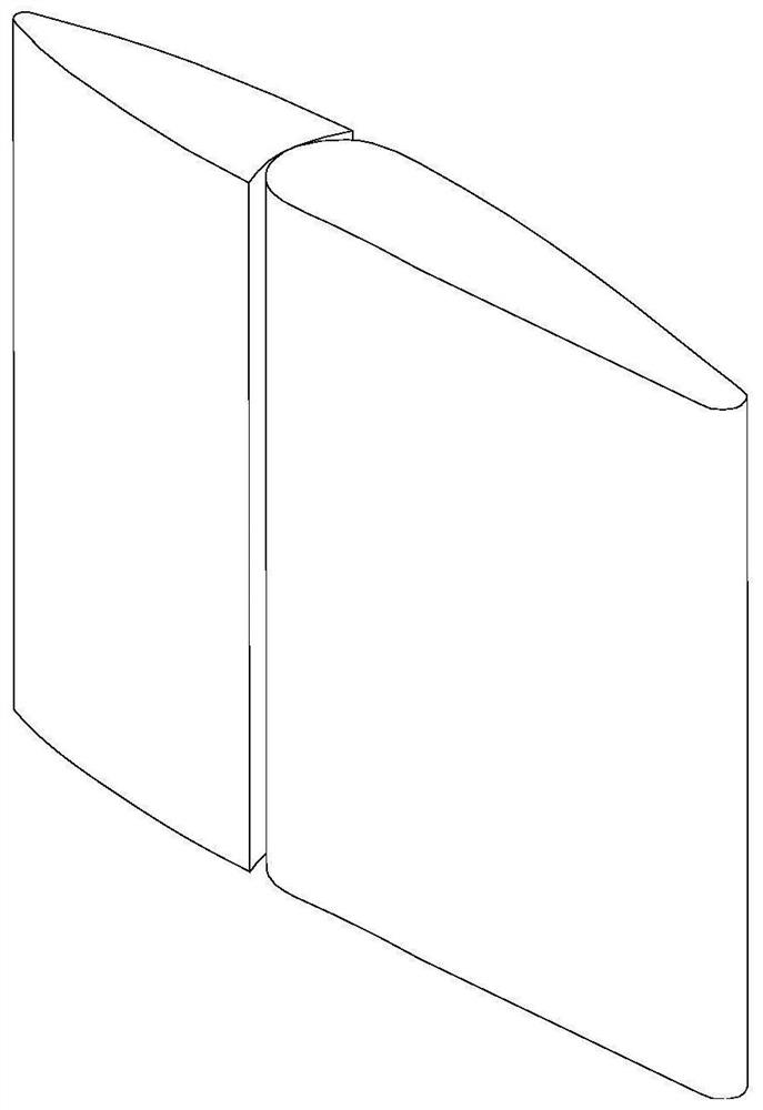 Bionic front-back adjustable camber-variable guide vane and design method thereof