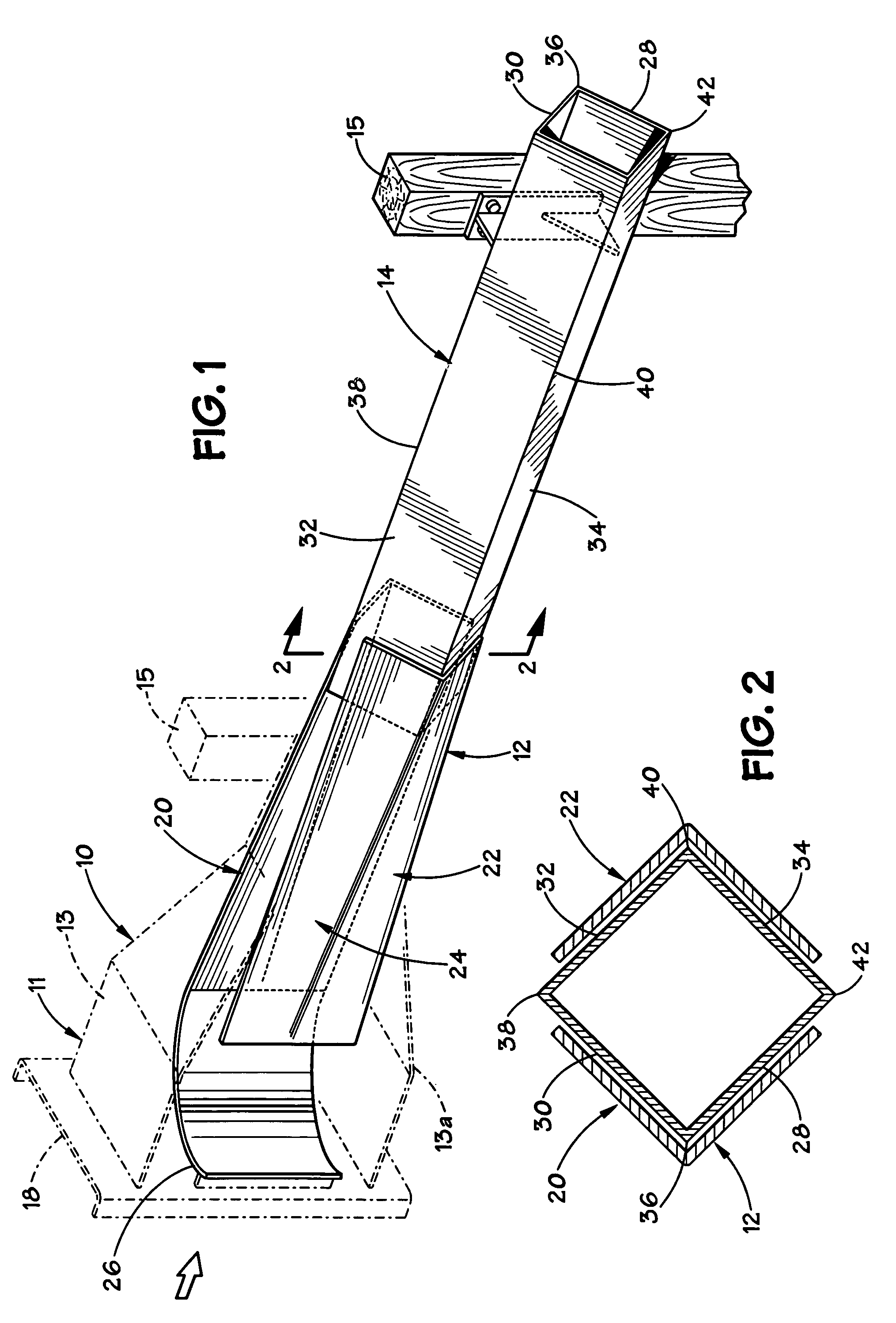 Box beam terminals