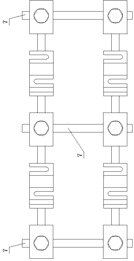 Universal elastic fixed rod