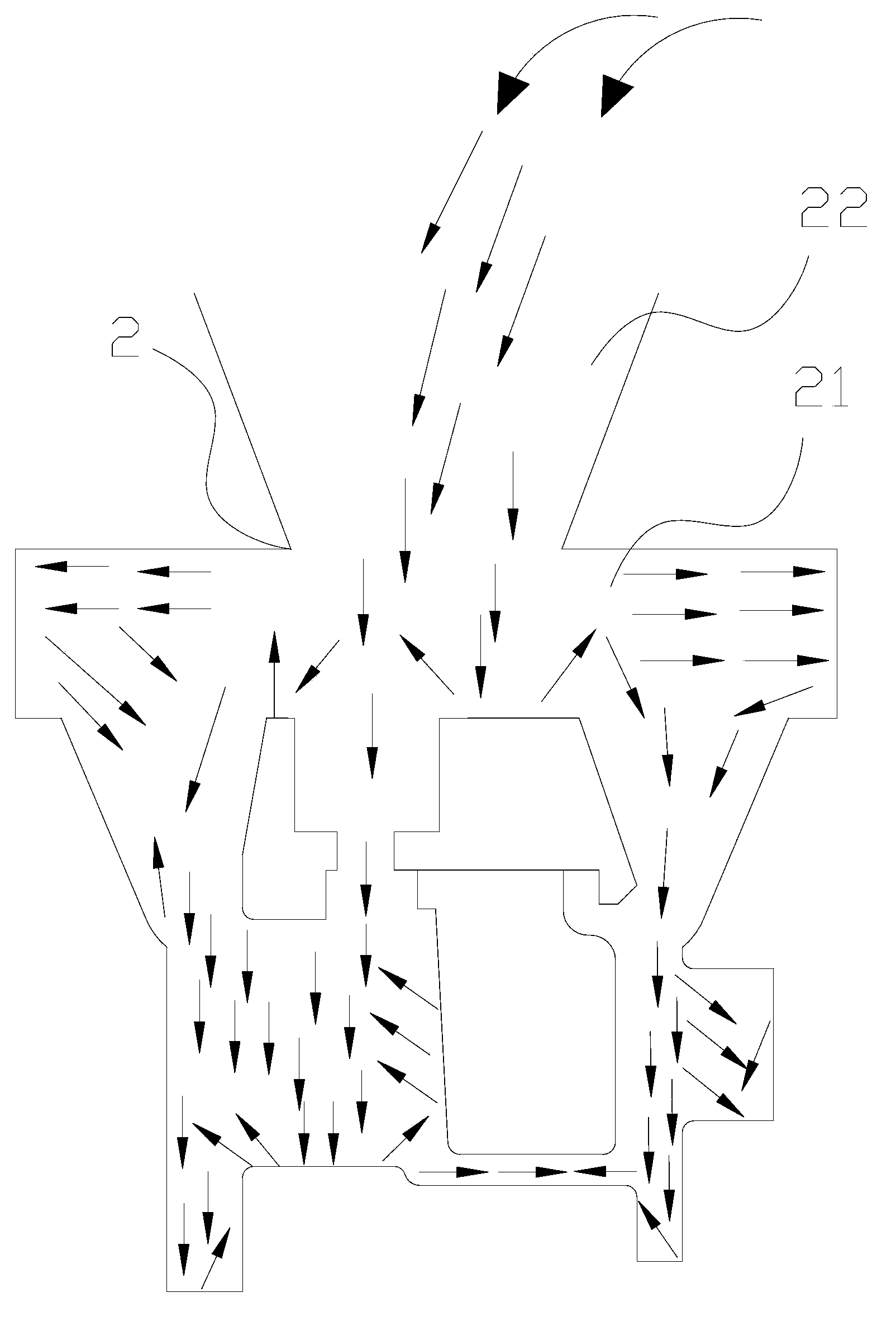 Side casting system