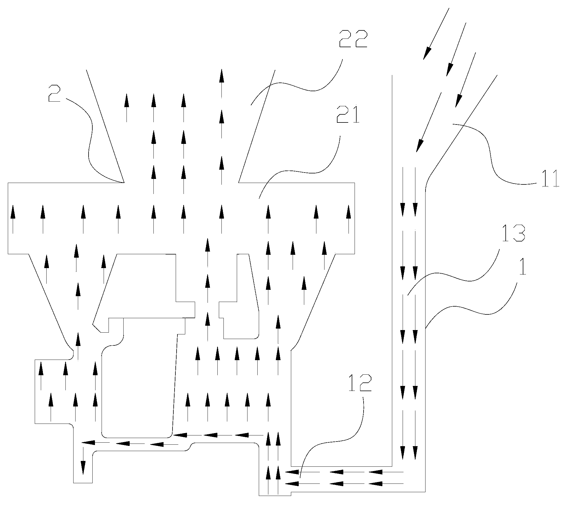 Side casting system