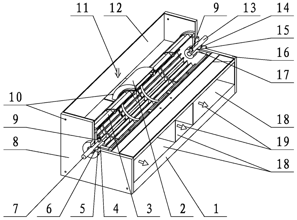 Cross-flow and centrifugal hybrid type fan