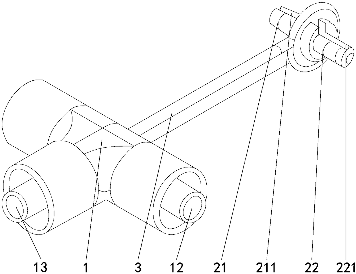 Connector for changing single-side state and double-side state of breast pump and electric breast pump