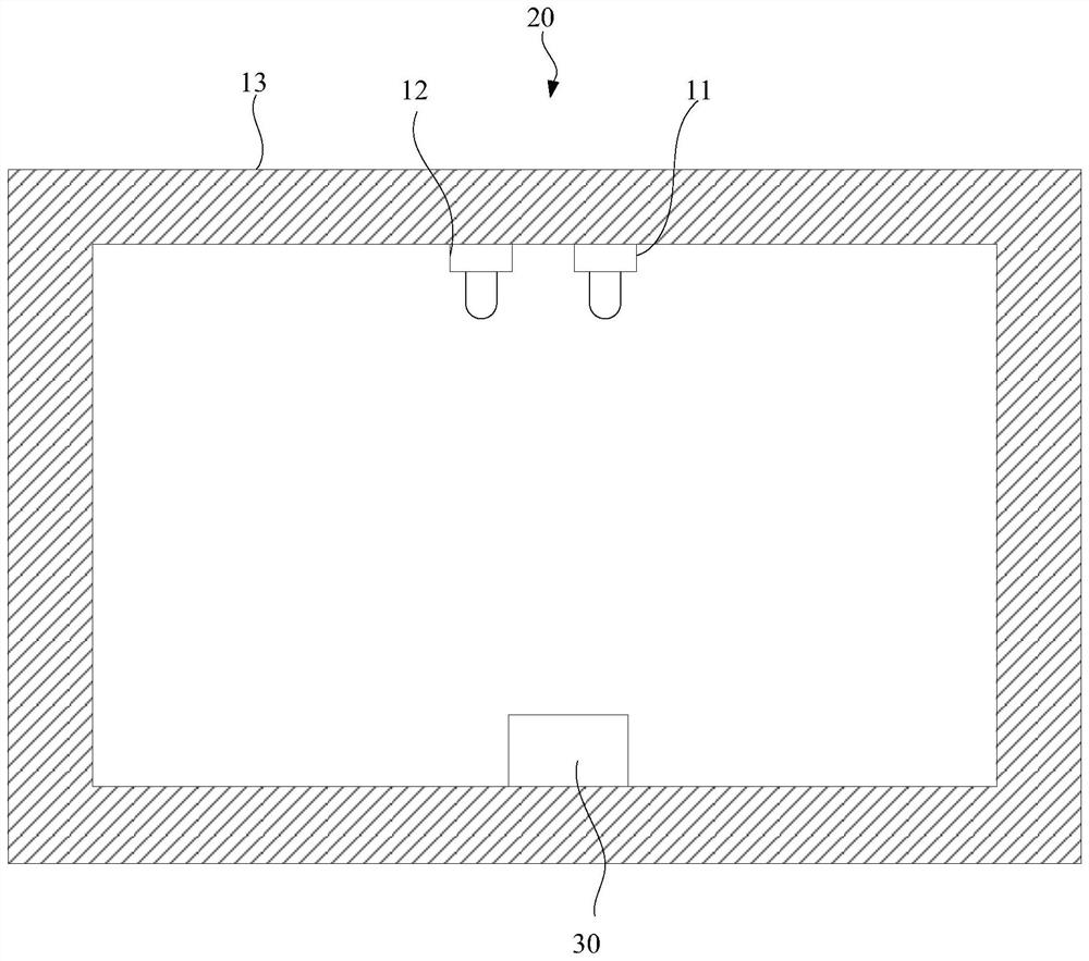 Photoelectric detector testing device and testing method