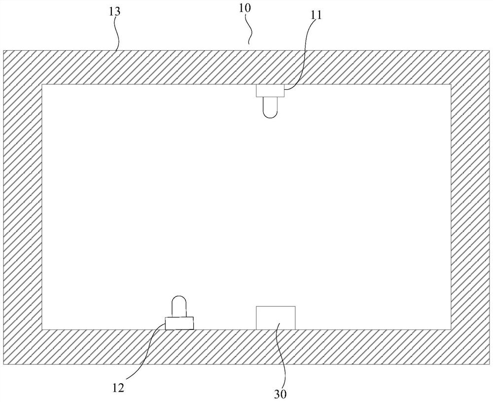 Photoelectric detector testing device and testing method