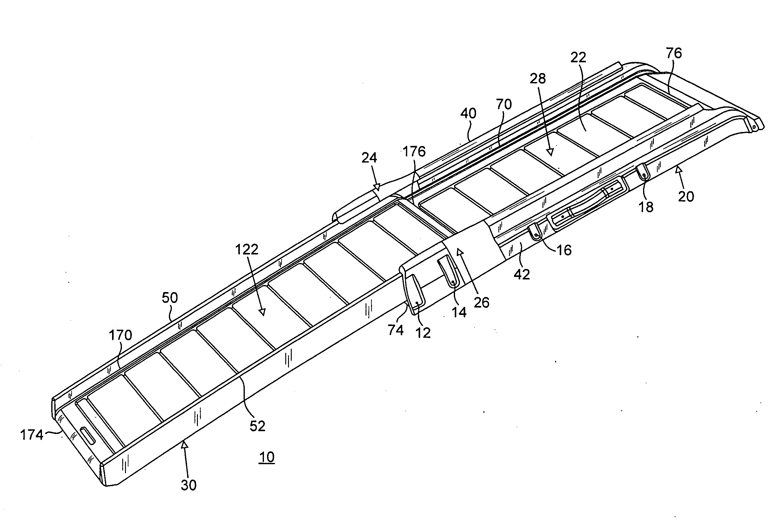 Telescoping ramp