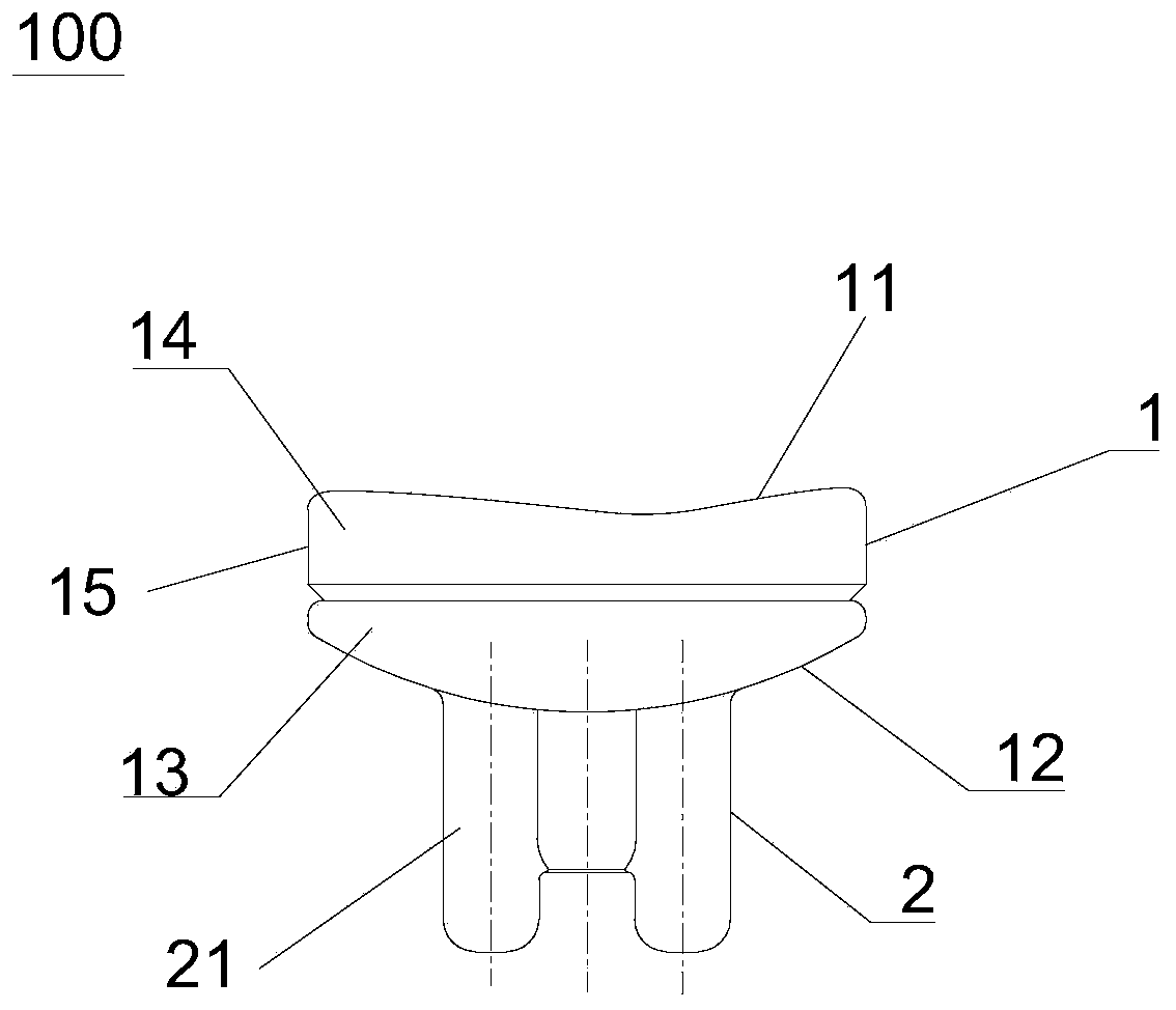 Glenoid cavity prosthesis and shoulder joint prosthesis applying same