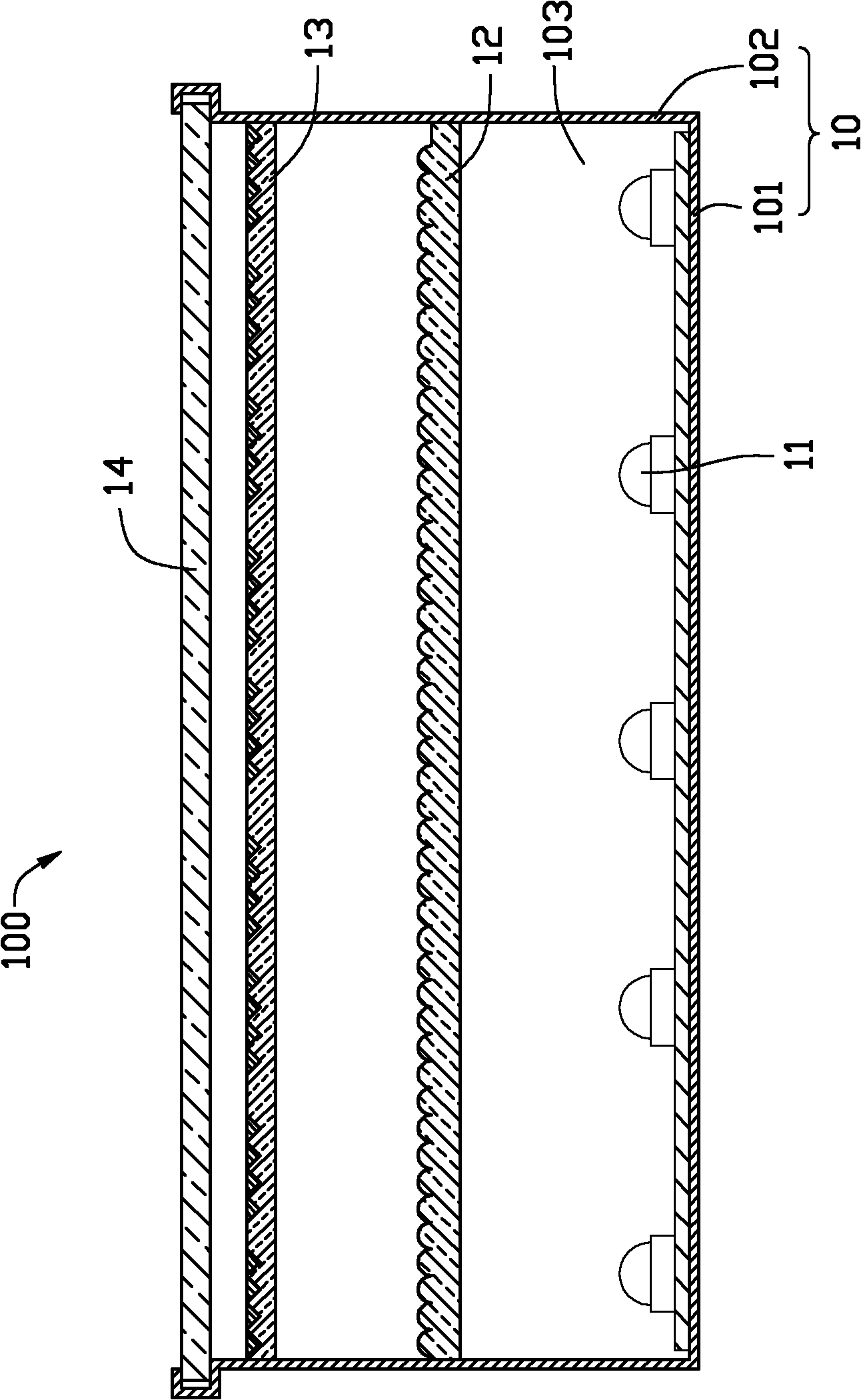 LED area light source device