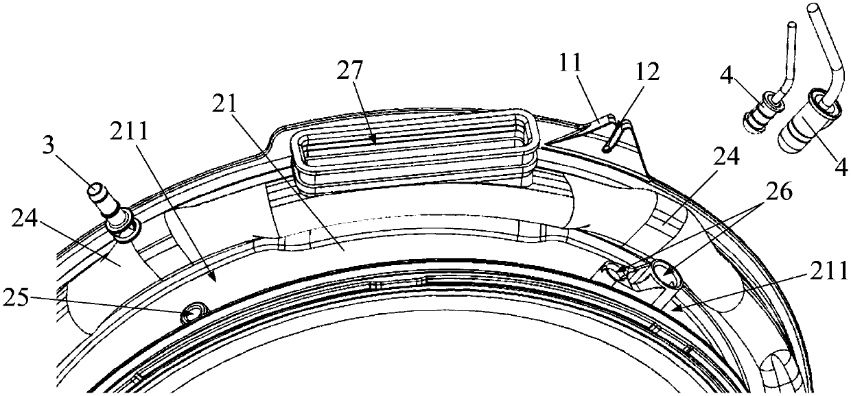 Door sealing ring, door body assembly and roller washing machine