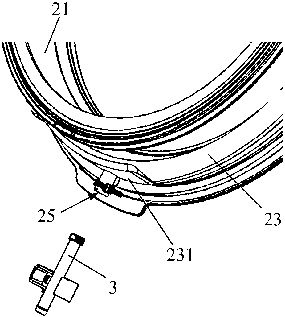 Door sealing ring, door body assembly and roller washing machine