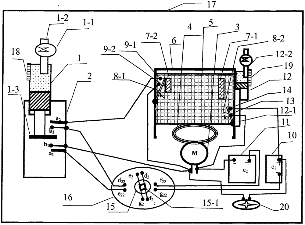 Vehicle window glass automatic switching physical demonstration device and vehicle window glass automatic switching physical demonstration method