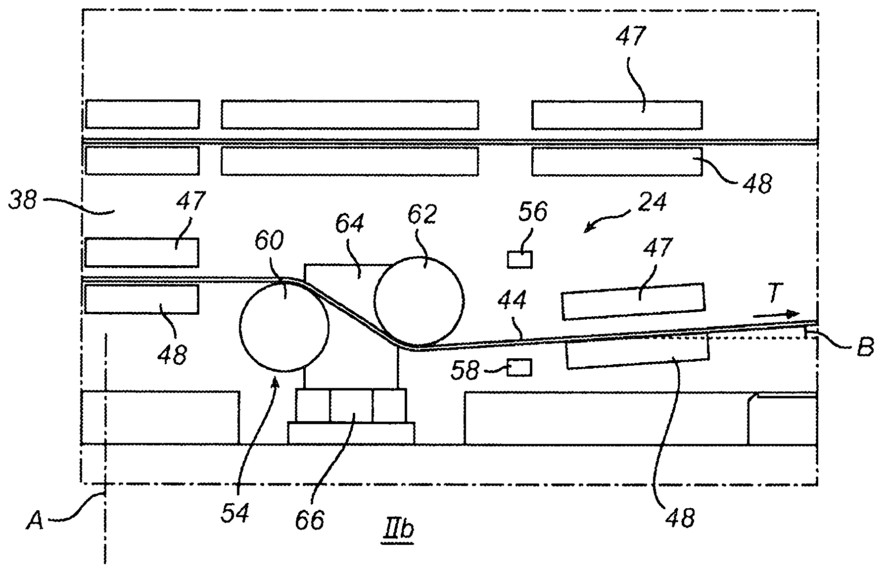 A method of drying a cellulose pulp web and an arrangement for drying such a web