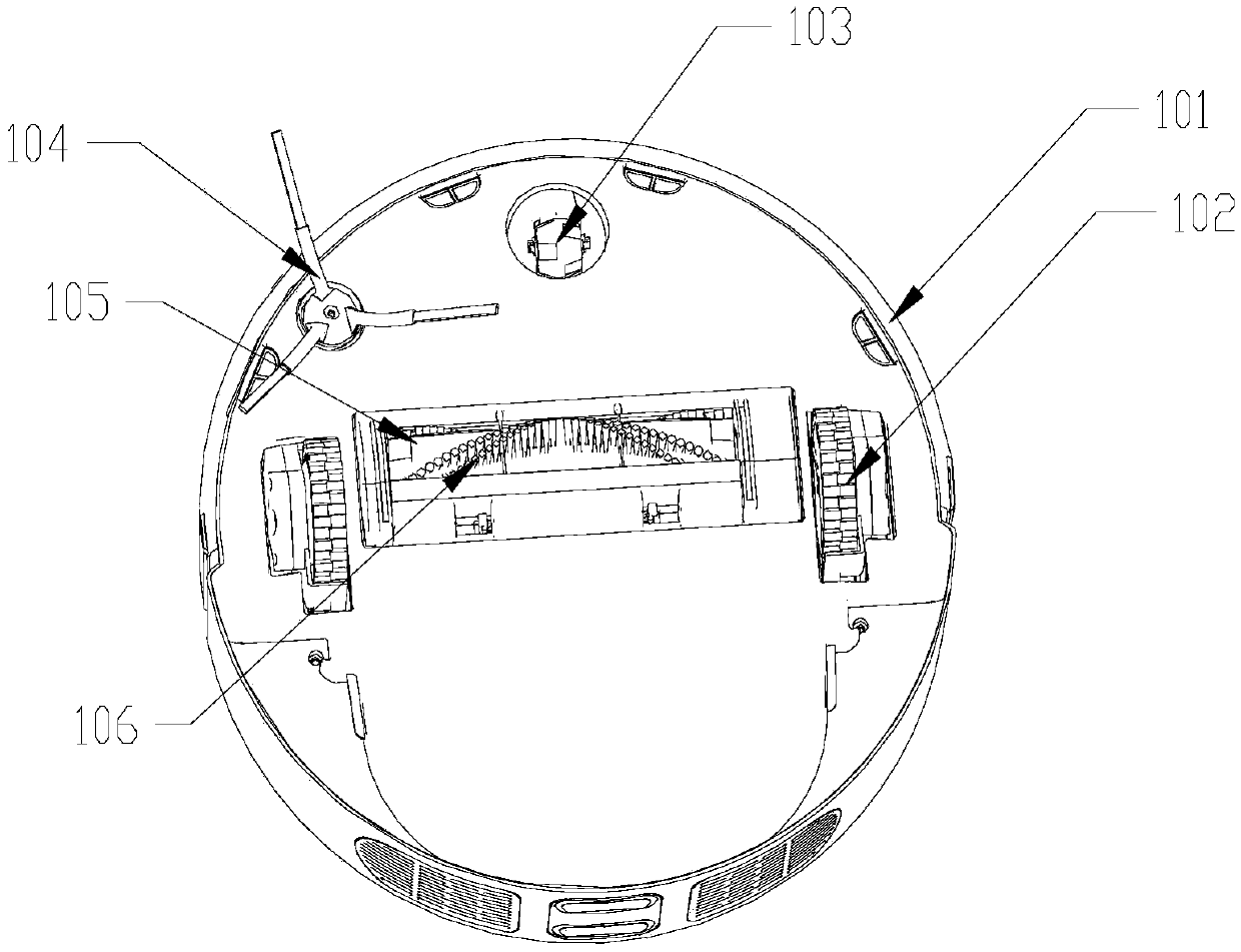 Control method and device of sweeping robot