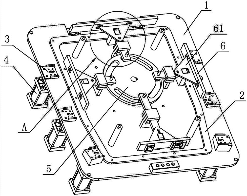 Welding positioning tool of battery box body of electric automobile