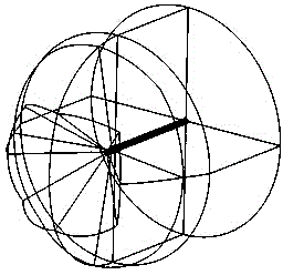 Method for simulating aircraft rock movement with RANS/LES (Reynolds average numerical simulation)/LES (large eddy simulation) mixing technique