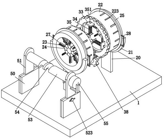 Cable stripping machine