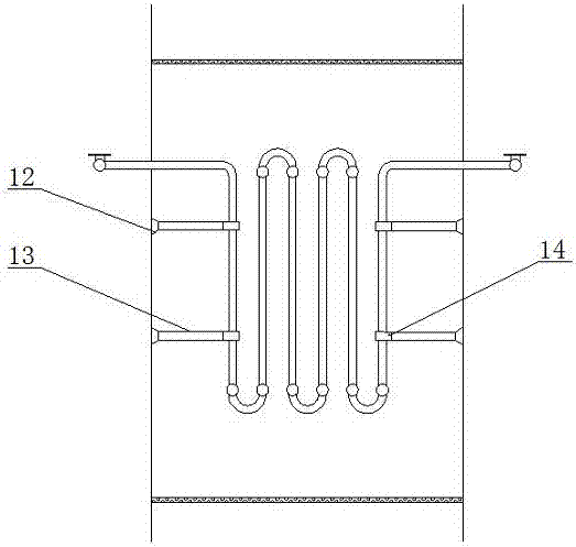 Superheater for industrial incineration boiler