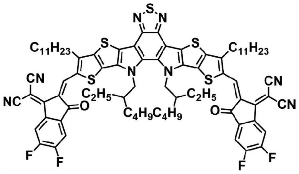 A locally asymmetric small-molecule acceptor material with terminal groups and its application in all-small-molecule organic solar cells