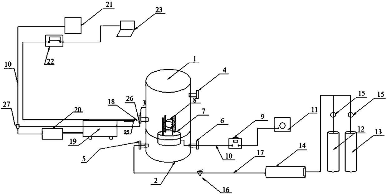 Droplet evaporation and combustion device with observation and shooting convenience and experimental method