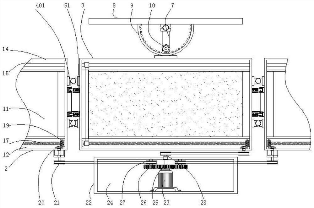 Warning device with good protection effect for foldable new energy traffic guardrail