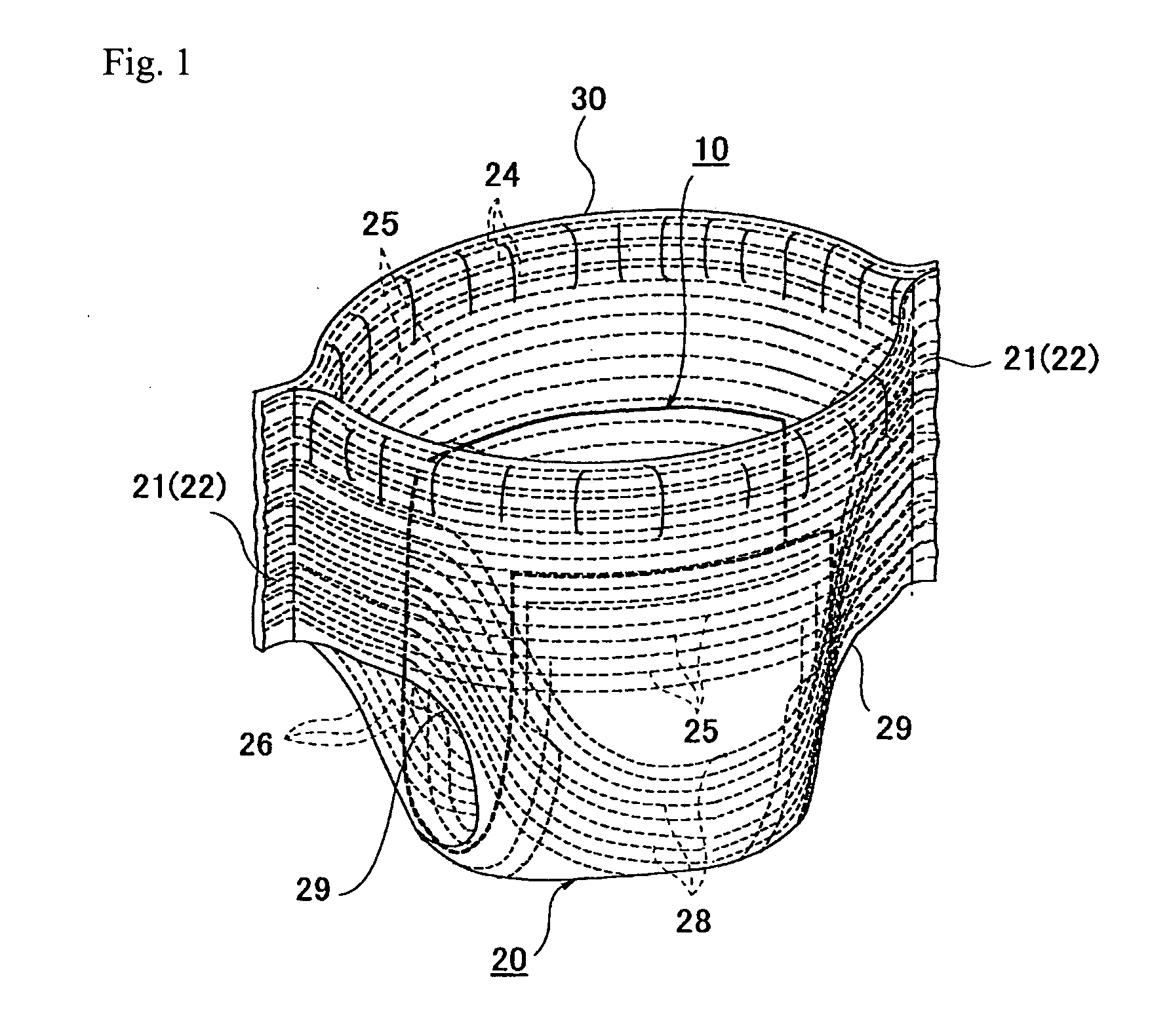 Pants-Type Disposable Diaper Cover