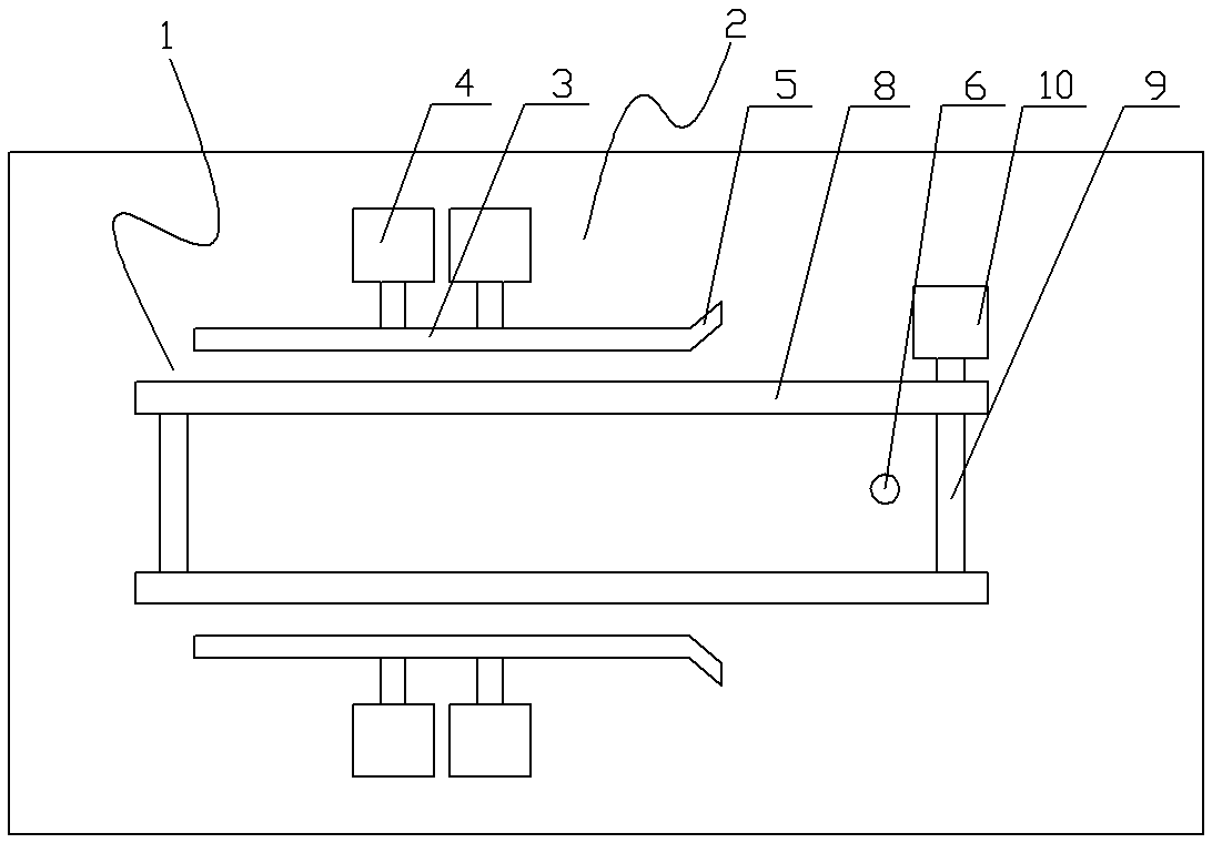 Solar silicon wafer centring device