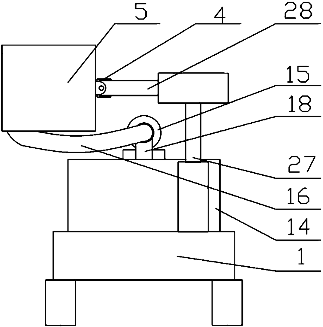 Branch pruning machine for green belts