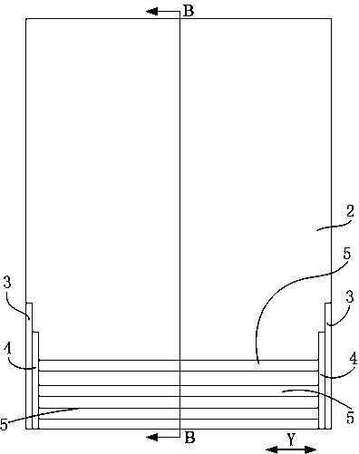 High-voltage board structure with detachable instrument chamber