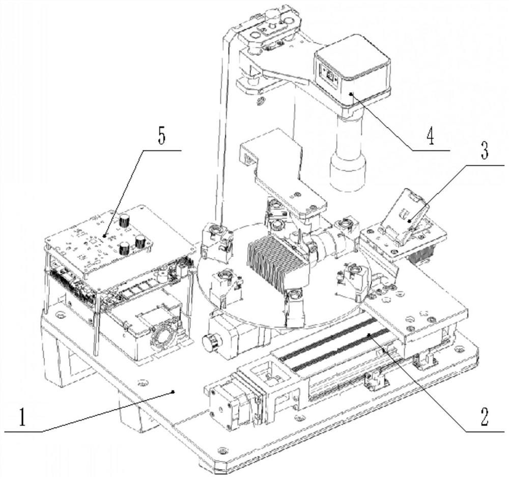 A temperature-controlled sliding table device suitable for chip testing