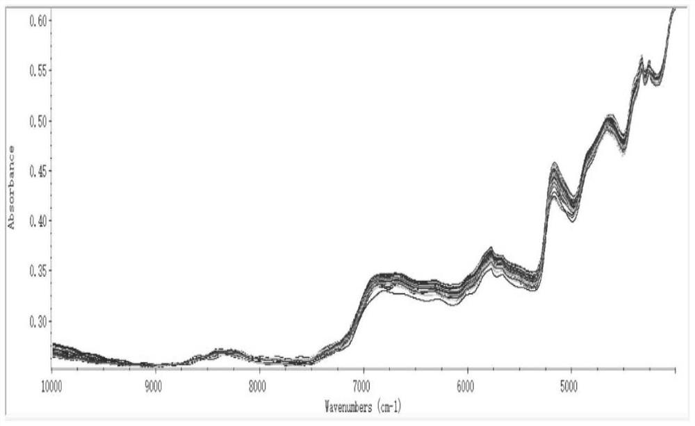 Method for judging astringent taste grade of matcha by using near-infrared technology