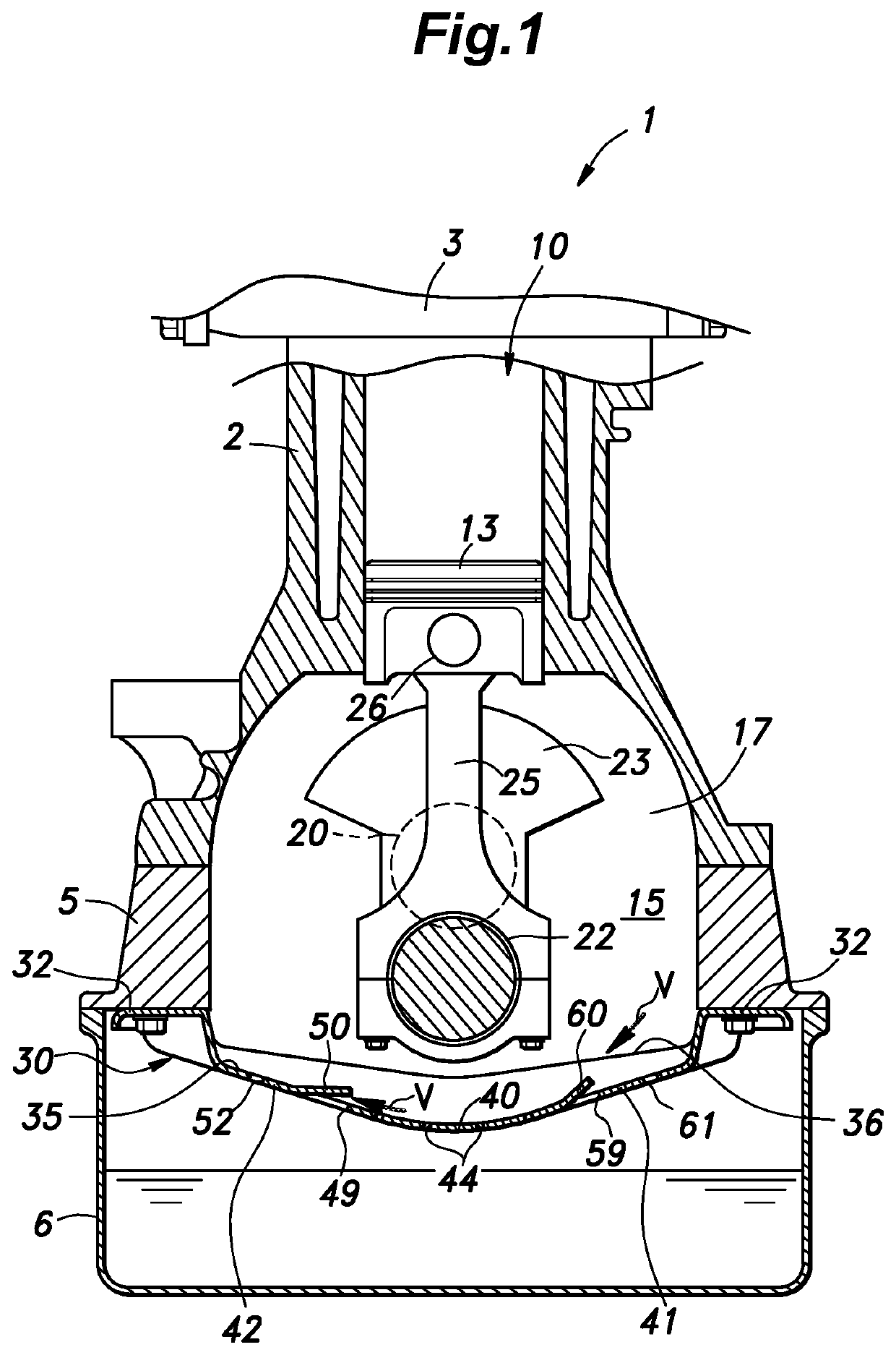 Baffle plate for oil pan