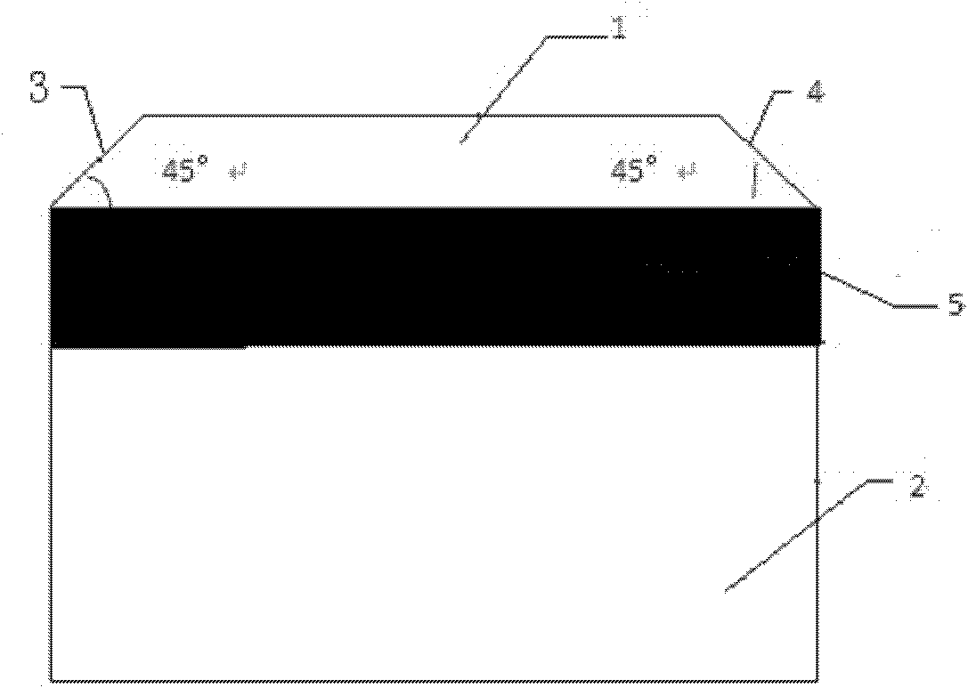 Chip cutting method for increasing LED chip light extraction