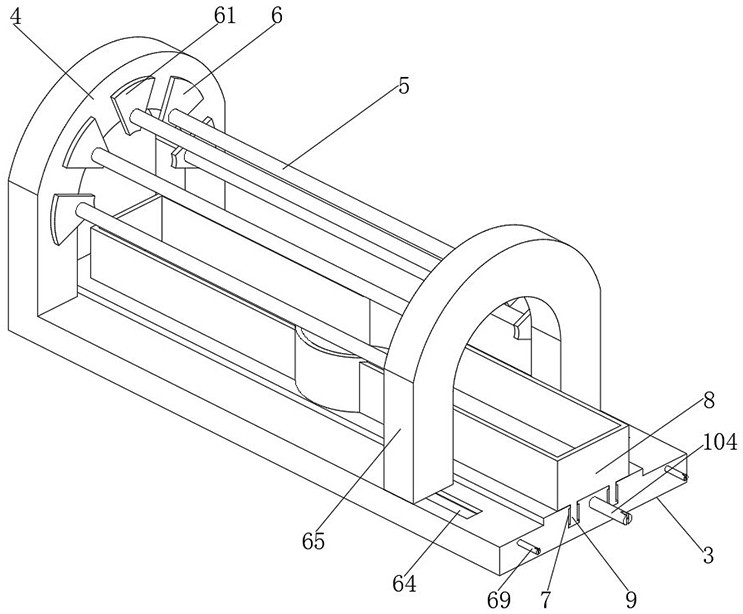 Box-type resistance furnace capable of placing and processing different materials