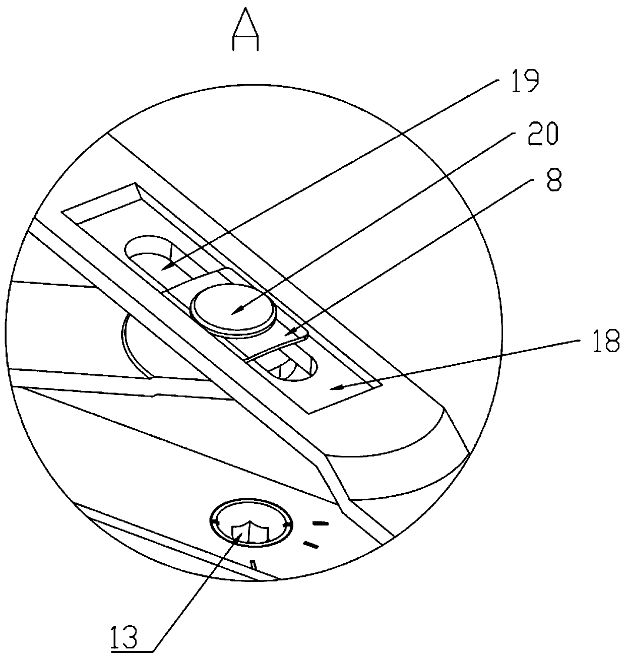 Anti-falling hinge used for casement window