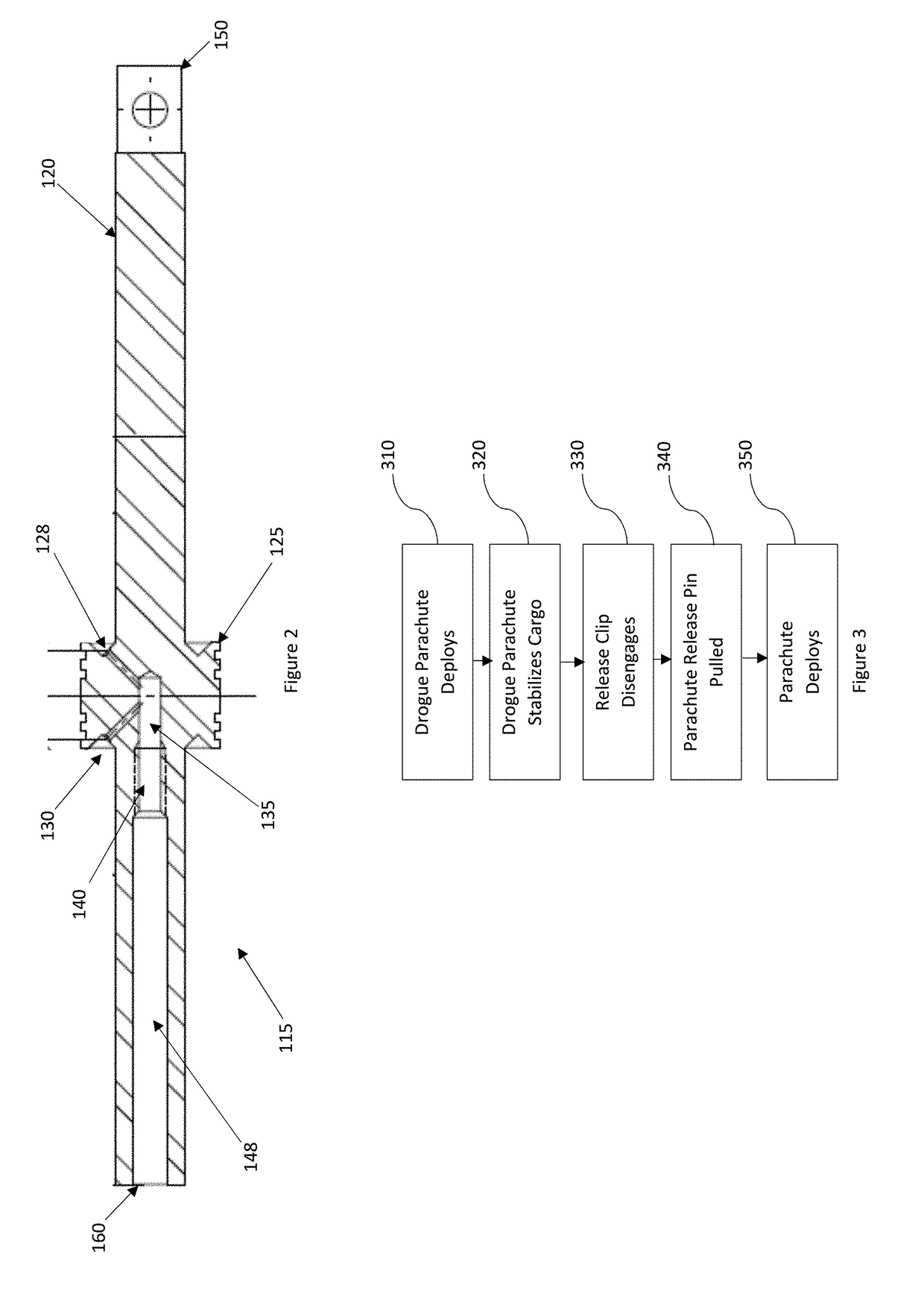 Time delay device for parachute deployment