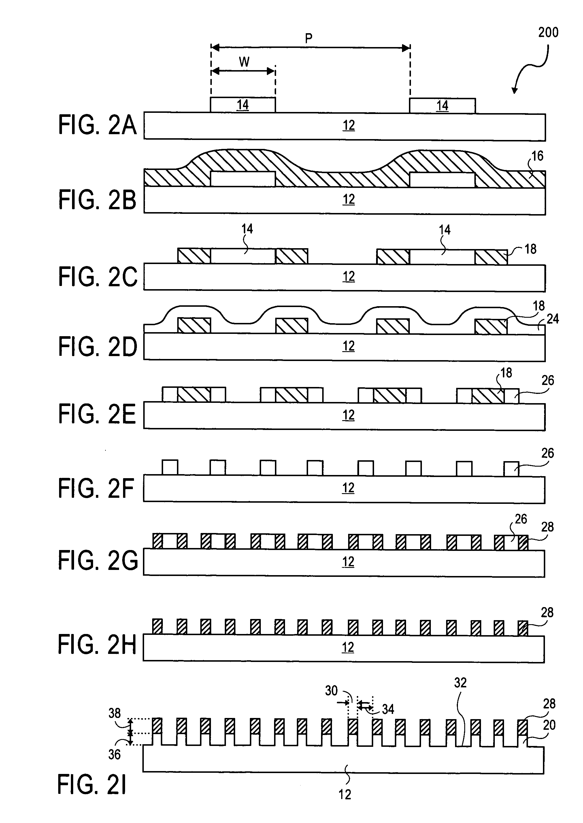 Quantum wire gate device and method of making same