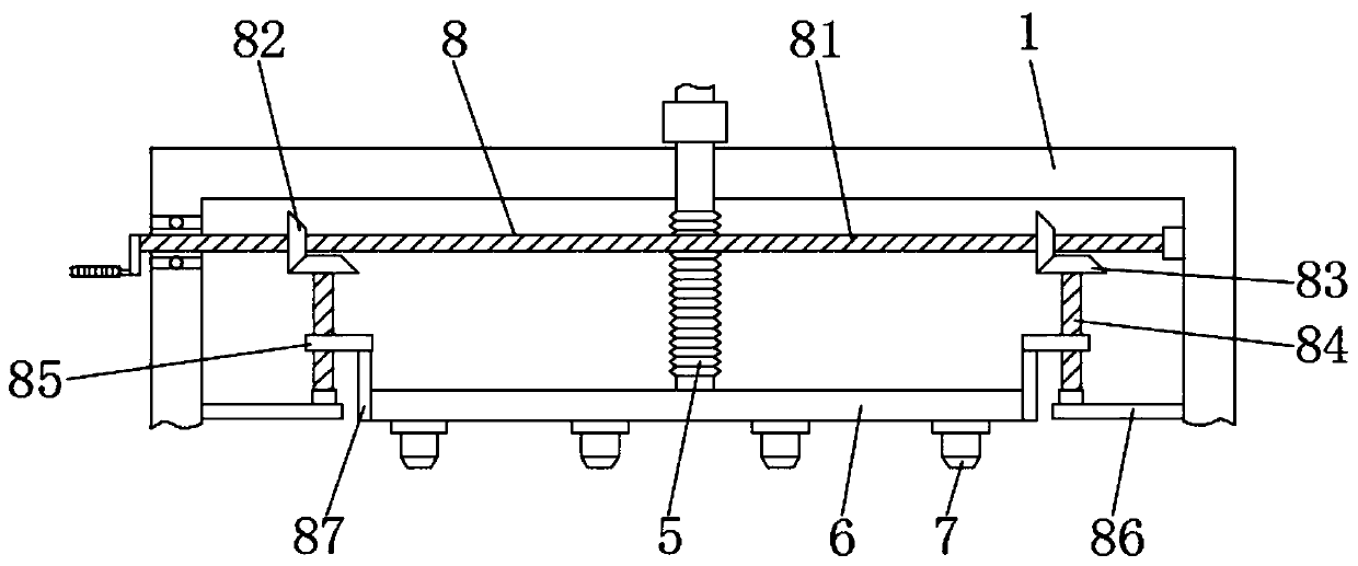 Disinfection device for sanitary napkin production