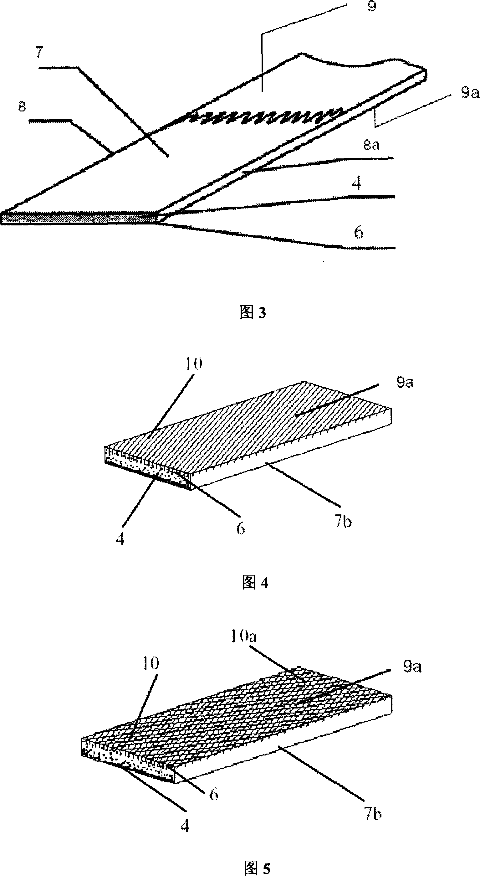 Flattened bamboo plate material and making method thereof