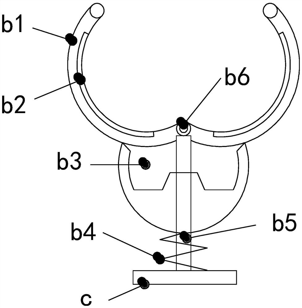 An anti-misplacement storage bracket for flat ground rods