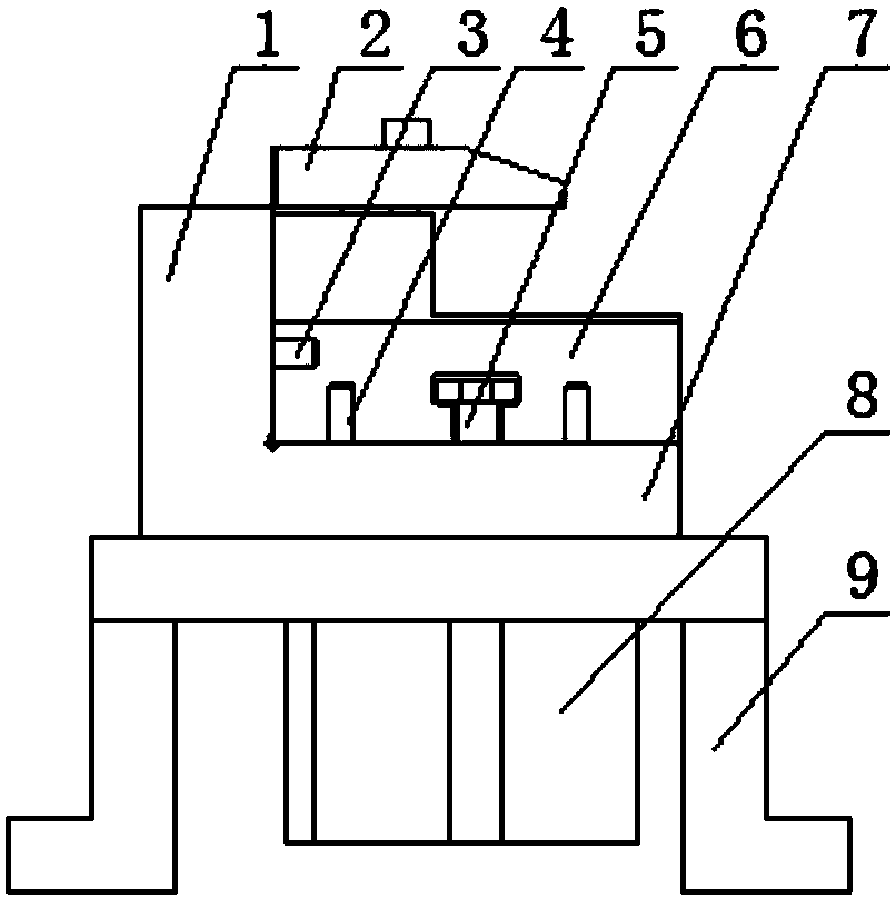 Locating and mounting device with quick workpiece replacing function