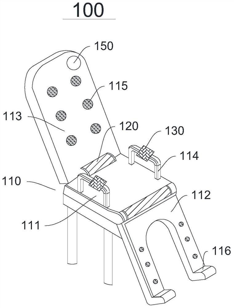 Rehabilitation exercise device for neurology department